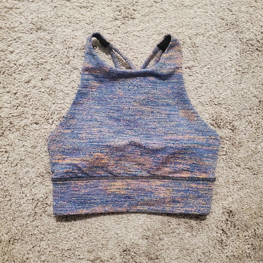 Lululemon Energy Bra High Neck in Spectral Fusion
